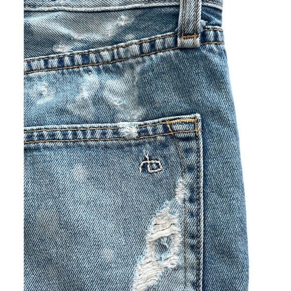 Rag & Bone Women's Sz 26 Justine Brokenland Distressed Denim Shorts REVOLVE - Picture 8 of 8